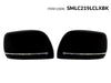 AutoTech Car Door Mirror Cover Driver & Passenger Side Land Cruiser FJ200 LX570 Gx460, 2Pcs/Set Black