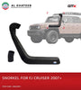 GTK Car 4X4 Black Snorkel Kit Ram Air Intake System FJ Cruiser 2007-2017