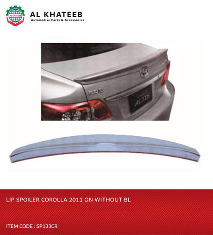 LIP SPOILER COROLLA 2011ON W.OUT BL