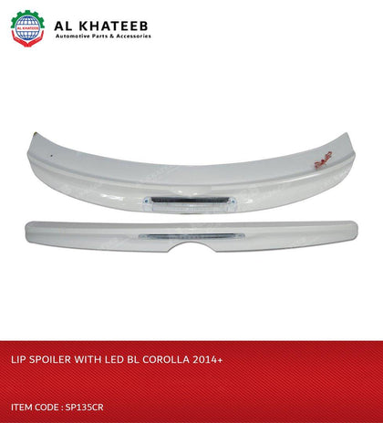 LIP SPOILER W.LED BL COROLLA 2014ON