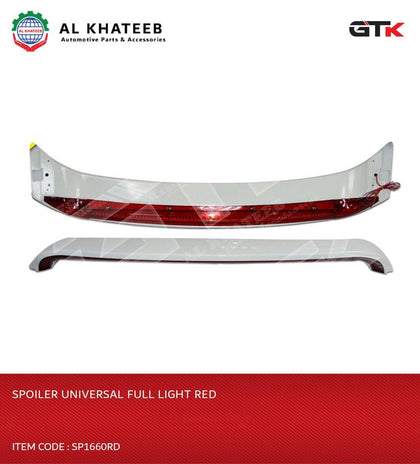 SPOILER UNIVERSAL FULL LIGHT RED