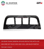 GTK Car Rear Trunk Window Spoiler Protection With LED And Wire Set Hilux Vigo 2005-2011, ABS Black Painted