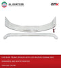 Car Rear Trunk Spoiler With LED 6 Sedan 2003 Onwards, ABS White Painted