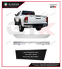 GTK Car Rear Tailgate Black Cover Trim Hilux Revo 2015-2020, Abs White Painted