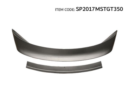 GTK Car Rear Trunk Spoiler Wing Flap Gt350 Style Matte Black Mustang 2015-2020
