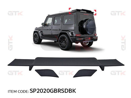 Prima Car Rear Spoiler Roof Trunk Wing Brabus Style G-Class 2019+, Glossy Black