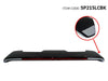 GTK Car Rear Spoiler Roof Wing With Brake Light Led Land Cruiser Fj200 2008-2015, Abs Plastic Black With Chrome