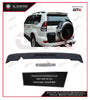 GTK Car Rear Spoiler Roof Wing With Brake Light LED Prado FJ120 2003-2009, ABS Plastic Unpainted