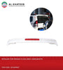 GTK Car Rear Spoiler Roof Wing With Brake Light LED Prado FJ120 2003-2009, ABS Plastic White Painted