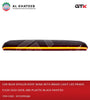 Car Rear Spoiler Roof Wing With Brake Light LED Prado FJ150 2010-2018, ABS Plastic Black Painted