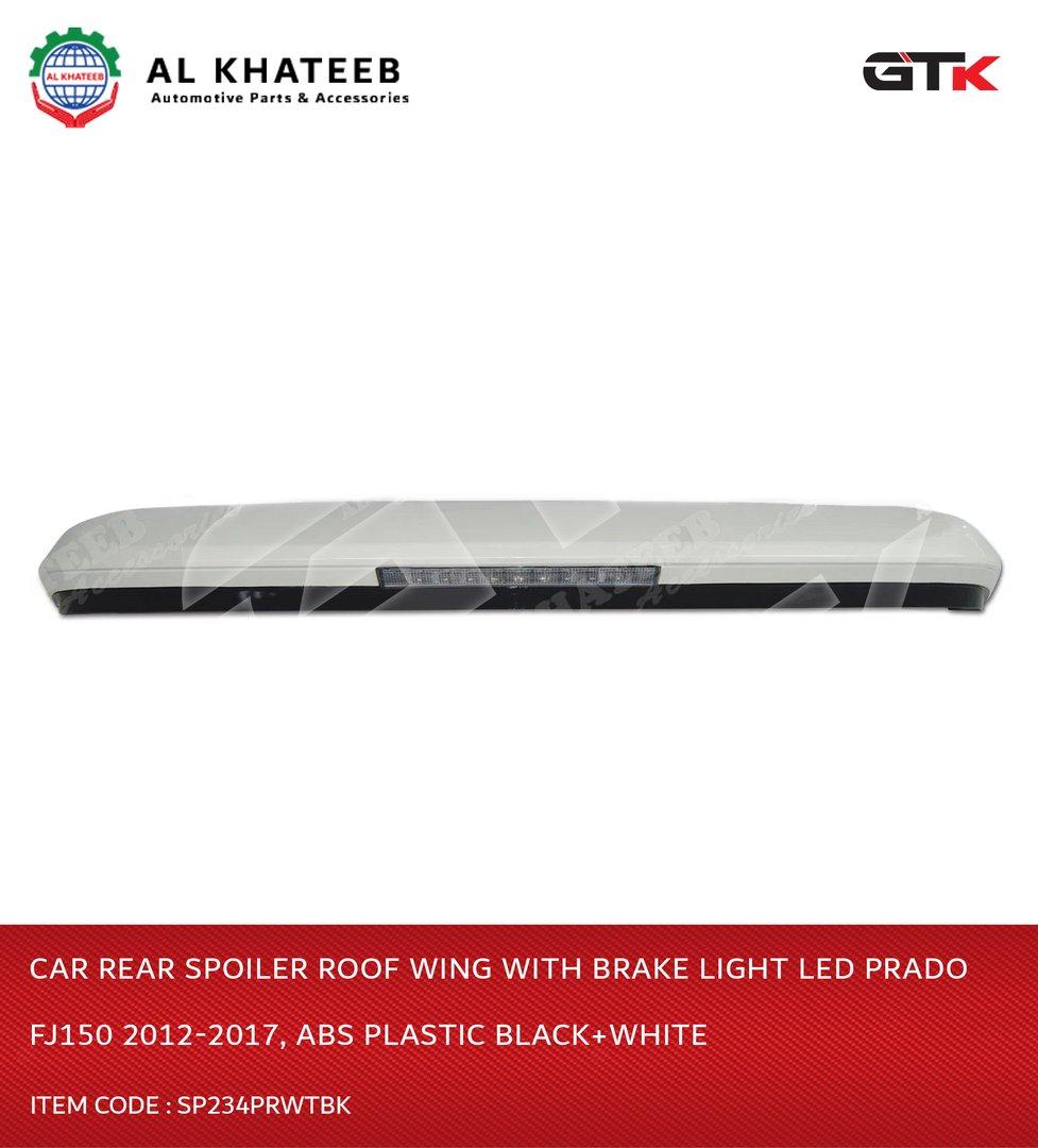 Car Rear Wing Break Car Rear Spoiler Roof Wing With Brake Light LED Prado FJ150 2012-2017,