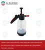 Al Khateeb 2000Ml Pump Foam Sprayer, Hand Pressure Foam Sprayer For Car Detailing Home Cleaning And Garden Use, Transparent