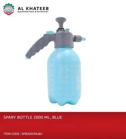 Al Khateeb Multipurpose Hand Pressure Sprayer Bottle For Household Garden,Pump Pressure Spray Bottle Extension Gun 2000Ml Blue