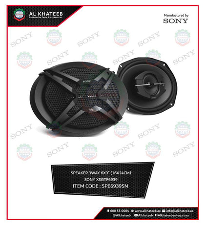 Sony 3-Way Car Speaker Black 6X9Inch - Xsgtf6939