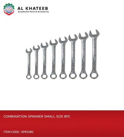 COMBINATION SPANNER SMALL SIZE 8PC