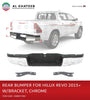 Stainless Steel Rear Bumper For Hilux Revo 2016+