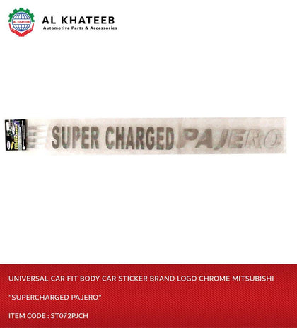 Al Khateeb Univesal Car Fit Body Car Sticker Brand Logo Chrome 