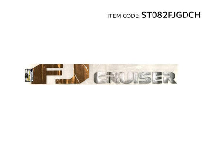 Al Khateeb Univesal Car Fit Body Car Styling Sticker Brand Letter Logo Gold Chrome 'FJ Cruiser'