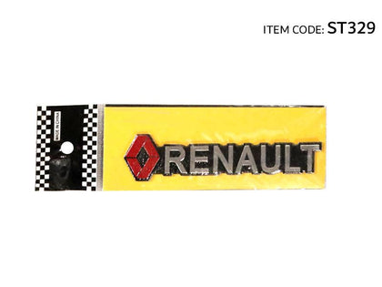 Al Khareeb Car Aluminium Emblem Car Decoration Stickers Logo Badge Decal For Renault Car