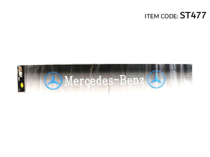 Al Khateeb Univesal Car Fit Glass Sun Shade Styling Sticker Brand Letter Logo Transparent 'Mercedes-Benz'