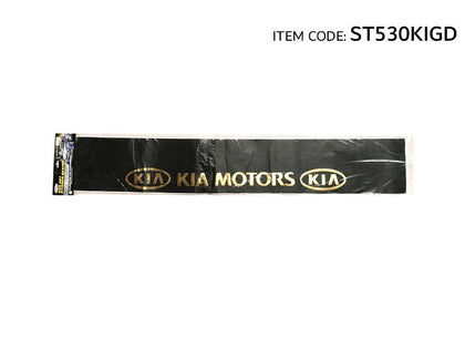 Al Khateeb Univesal Car Styling Sticker Brand Letter Logo Plain Black Gold 