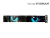 Al Khateeb Sport Design Univesal Car Sunshade Sticker Windscreen Windshield Sticker Cat Eye Design, Blue