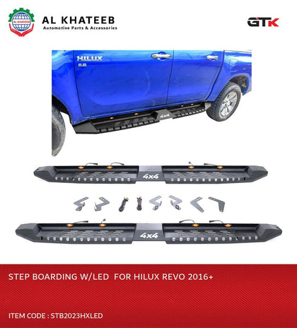 STEP BORADING W/LED  FOR HILUX REVO 2015-25