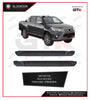 Car Running Boards Side Steps Double Cab Hilux 2015-2025, Black