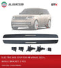 GTK Car Electric Running Boards Polished Aluminium Side Steps With Brackets Range Rover Vogue 2022+