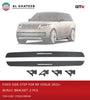 Car Fixed Running Boards Polished Aluminium Side Steps With Brackets Vogue 2022+ Black