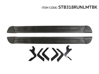 GTK Car Metal Black Side Step Bar Running Board With Brackets 4Runner 2014-2019