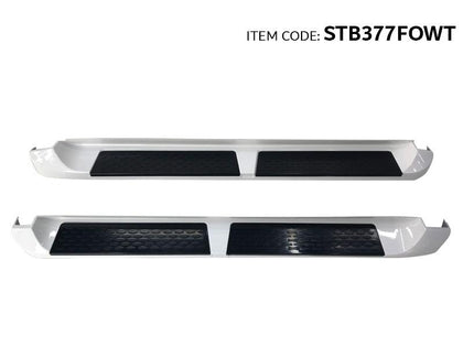 GTK Car Aluminum Side Step Bar Running Board Fortuner 2016 Onwards, White