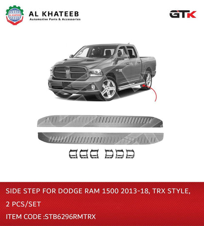 SIDE STEP FOR RAM 1500 2013-18, TRX STYLE, 2 PCS/SET