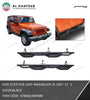 Car Off Road Rocker Panel Guard Running Board Step Nerf Bar Wrangler Jk 2007-2017, 4-Door Black