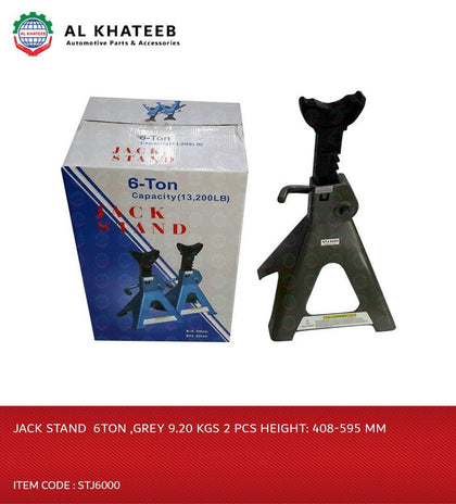 JACK STAND  6TON ,GREY 9.20 KGS 2 PCS HEIGHT: 408-595 MM