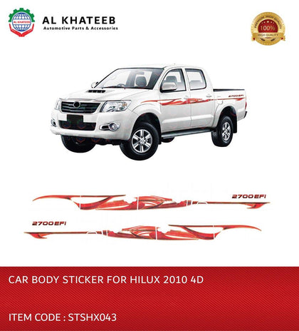 Car Body Sticker for Hilux 2010 4D