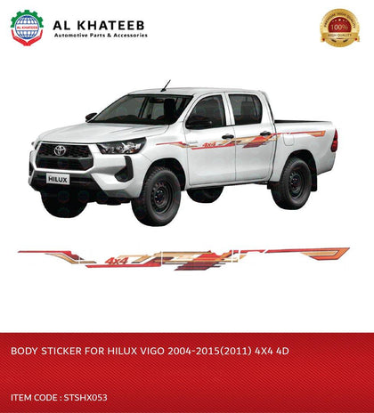 Body Sticker for Hilux Vigo 2005-2015 (2011) 4x4 4D