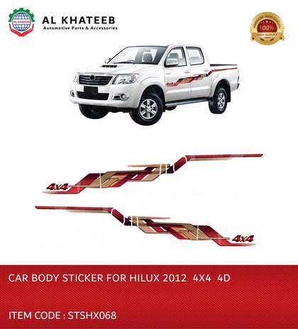 Car Body Sticker for Hilux 2012 4x4 4D