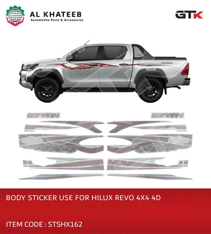 BODY STICKER USE FOR HILUX REVO 2016-2025 (2017)4X4 4D