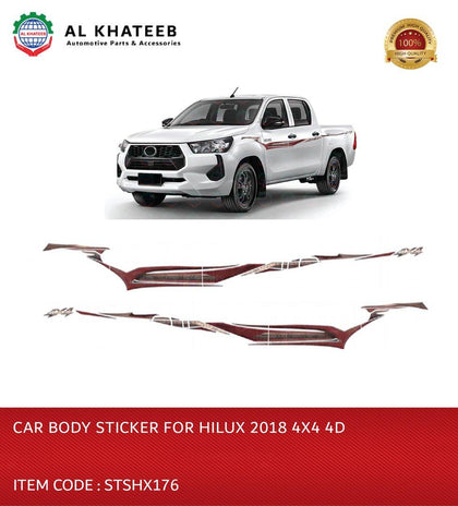 Car Body Sticker for Hilux 2018 4x4 4D