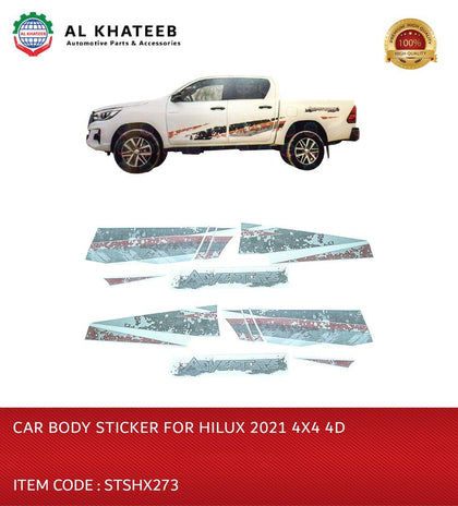 Car Body Sticker for Hilux 2021 4x4 4D