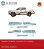 Car Body Sticker for Hilux 2021 4x4 4D