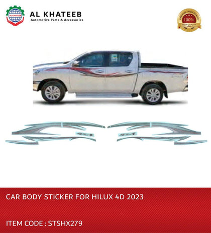 Car Body Sticker for Hilux 4D 2023