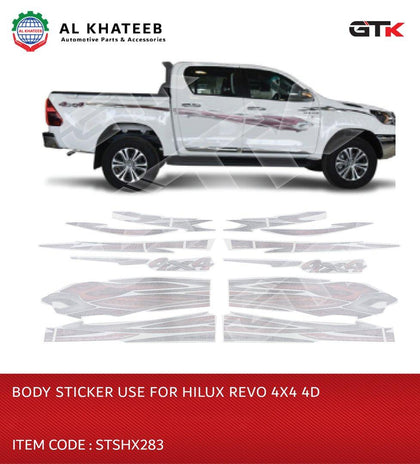 BODY STICKER USE FOR HILUX REVO 2016-2025(2023) 4X4 4D