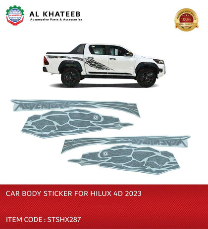 Car Body Sticker for Hilux 4D 2023