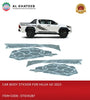 Car Body Sticker for Hilux 4D 2023