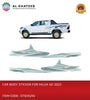 Car Body Sticker for Hilux 4D 2023