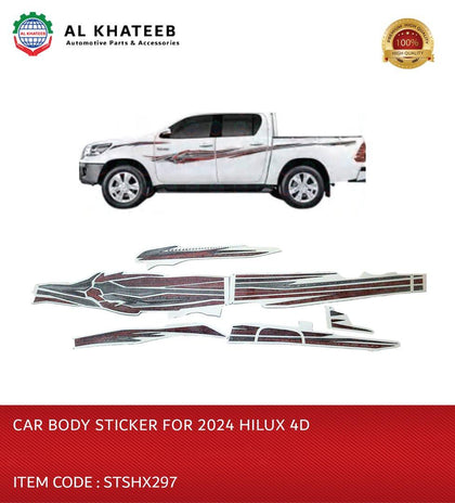 Car Body Sticker for Hilux 4D 2024