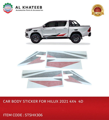 Car Body Sticker for Hilux 4D 4X4 2021