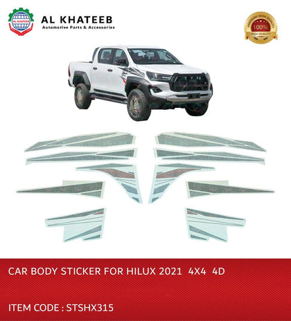Car Body Sticker for Hilux 2021 4x4 4D
